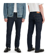 Levi&#39;s Jeans Mens 514 Denim Pants Dark Wash Straight-Fit Flex 32x32 - £26.84 GBP