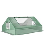 Outsunny Mini Tunnel Greenhouse 71&quot;x55&quot;x32&quot; - Garden Flower Warm House - $1,343.21 MXN