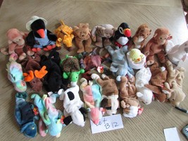 LOT OF 24 HARD TO FIND TY BEANIE BABIES  - EXC - LOT B12 - £21.22 GBP