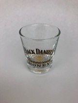 Jack Daniels Tennessee Honey Clear Shot Glass Gold Honey Bees Glasses - FSTSHP - £7.22 GBP