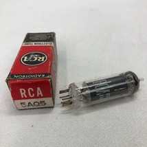 Vintage Rca Electron Tube 5AQ5 Radiotron In Original Box - $9.00