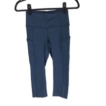 Lululemon Womens Fast  Free Crop II *Nulux 19&quot; True Navy 4 - £26.95 GBP