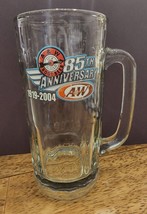 A&amp;W Root Beer 85th Anniversary &quot;1919-2004&quot; Thick Glass 7&quot; Tall Mug EXCEL... - $10.65