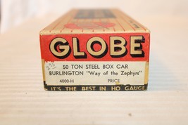 HO Scale Globe Models, Box Car, CB&amp;Q Burlington, #33387 Brown,  4000-H Built - £31.97 GBP