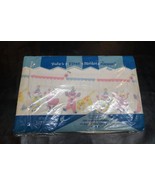 New Old Stock Vintage Baby Nursery Flannel Receiving Blanket Rare Design... - $35.19
