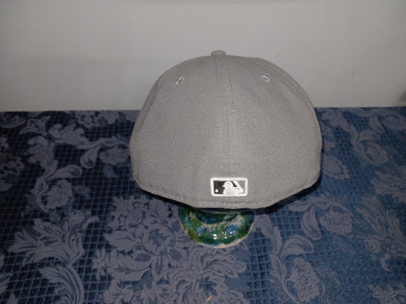 Cleveland Indians Grey Gray Wahoo New Era 59FIFTY Fitted Cap Hat 7 3/4 Item image 3