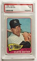 1965 Topps Clete Boyer #475 PSA 7 NM Yankees - £30.03 GBP