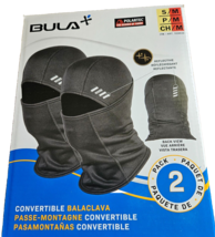 BULA Convertible Balaclava  Reflective Polartec Breathable Size S/M Pack of 2 - £15.81 GBP
