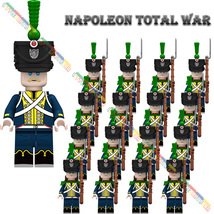 16Pcs Napoleonic Wars HESSIAN LIGHT INFANTRY Soldiers Military Minifigur... - £22.80 GBP