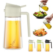 16oz Oil Dispenser Bottle for Kitchen 2-in-1 Olive Oil Dispenser and Oil... - $8.76