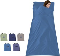 Sleeping Bag Liners Lightweight Travel Camping Sheet Sleep Bag Liner Adults - £28.76 GBP