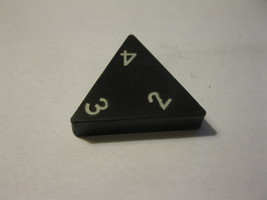 1985 Tri-ominoes Board Game Piece: Triangle # 2-3-4 - $1.00