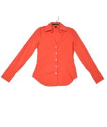 Express Design Studio Women&#39;s Bright Orange Blouse Shirt Size XS - €12,85 EUR