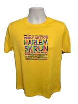 NYRR Percy Sutton Harlem 5K Run and Health Walk Adult Medium Yellow Jersey - $19.80