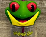 Rainforest Cafe Tree Frog 3D Head Travel Cup Water Bottle Souvenir w/ Straw - £12.25 GBP