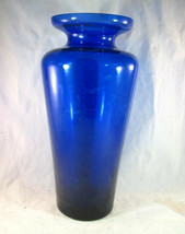 Vintage Art Deco Design Blenko Cobalt Blue VASE - £108.23 GBP