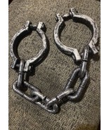 Prisoner Plastic Handcuffs Link Wrist Chain Shackle Anklet for Halloween... - $13.61 CAD
