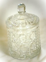 Indiana Windsor Sugar Bowl Barrel Jar Diamond Buttons &amp; Bars - $19.79