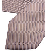 Perry Ellis Tie Tan Beige Textured Necktie 100% Silk Classic Subtle Prof... - $40.71 CAD