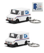 New 2Pcs-2.5&quot; Usps Llv United States Postal Service Mail Diecast Truck 1... - $19.96