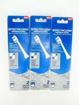 Effectaclean Premium Sonic Replacement Brush Heads 2 Brush Heads Ea Lot ... - $24.14