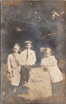 Kiskimere Pennsylvania Brown Family Children to cousin in Home PA Postcard X3 - £15.67 GBP