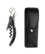 Pulltex Pulltaps Cordoba Horn Handle Hand Made Corkscrew with Leather Ca... - £78.32 GBP