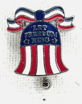 Disney 2002 Red, White And Blue Liberty Bell  Let Freedom Ring Bell Pin#15420 - £8.73 GBP