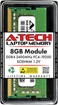 8GB DDR4 2400 Mhz SODIMM PC4-19200 (PC4-2400T) CL17 Non-Ecc Laptop RAM M - $39.59