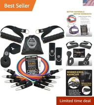 Versatile Resistance Bands with Handles &amp; Door Anchor - Ideal for All Le... - $756.61 MXN