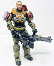 McFarlane Halo Reach Series 1 Spartan Jorge w/ Backpack + Gun No Helmet - £15.71 GBP