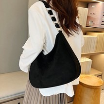 Hong Kong Style Retro Bag Female Large Capacity 2023 New Fashion Commuter Elegan - £64.17 GBP
