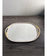 Haviland Limoges Tray France Antique Dresser Vanity Tray Floral  - $32.43