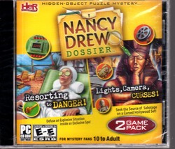 Nancy Drew Dossier 2 Game Pack CD-ROM for Windows (New) PC software - $4.99