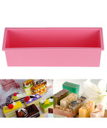 Silicone Diy Cold Processing Mold Soap Cake Toast Baking Loaf Rectangle ... - $19.99