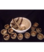 SET of 15 Otagiri BIG Soup Punch Ladle Stoneware Japan Rustic Bowls Cups... - €126,99 EUR