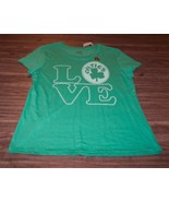 VINTAGE STYLE WOMEN&#39;S TEEN BOSTON CELTICS Basketball NBA T-shirt LARGE NEW - $27.70 CAD