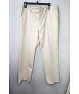 Old Navy 16R Wide Leg Khaki Pants Beige Cotton  - €9,22 EUR