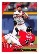 2010 TOPPS #403 JIMMY ROLLINS NMMT PHILLIES - $1.95