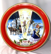Tin Canister Cookies Candy Christmas Horses Cowboy Tins Canisters VTG. Collins - £9.49 GBP