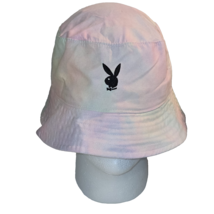 Playboy Tie Dye Bucket Hat Pastel Multi color Comfort Casual Bucket Hat - £13.18 GBP