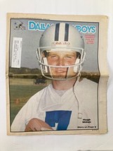 Dallas Cowboys Weekly Newspaper July 24 1993 Vol 19 #6 Hugh Millen, Alvi... - $13.25