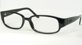 Fila 8600 700 Black Eyeglasses Glasses Plastic Frame 55-15-135mm (Lens Missing) - £46.39 GBP