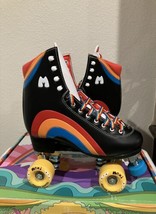 Moxi Rainbow Rider Roller Skates Asphalt Black Women&#39;s Size 8 Medium - New - £77.38 GBP