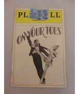Playbill ON YOUR TOES Broadway Virginia Theatre August 1983 with Tickets - $33.92 CAD