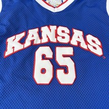 KU Kansas Jayhawks Mens XL 65 Basketball Jersey Sleeveless Mesh Pullover Shirt - £14.65 GBP