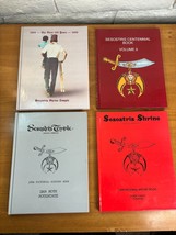 4 Shriners Hardcover 1980s-90s Books -- Sesostris Shrine Temple Lincoln NE - £52.52 GBP