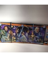 3 BRAND NEW STAR WARS TRILOGY JIGSAW PUZZLES MAKE 1 PANORAMA 211 TOTAL P... - £7.46 GBP