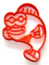 6x Orange Fish Baby Shark Fondant Cutter Cupcake Topper 1.75 IN USA FD4148 - £6.38 GBP