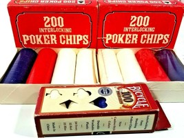 500 Poker Chips, 400 Hoyle, 100 Bicycle - £22.10 GBP
